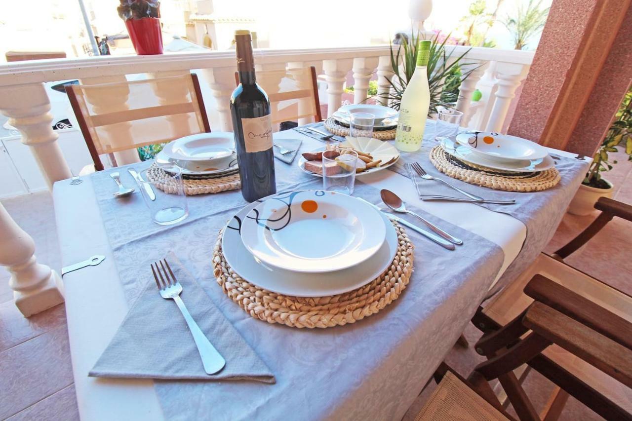 Bungalow Con Terraza, Piscina Y Vistas Al Mar Gran Alacant Εξωτερικό φωτογραφία